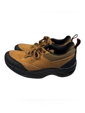 Chung Shi Rocker Tan Suede Leather Rocker Walking Shoes Comfort Shoes 7.5